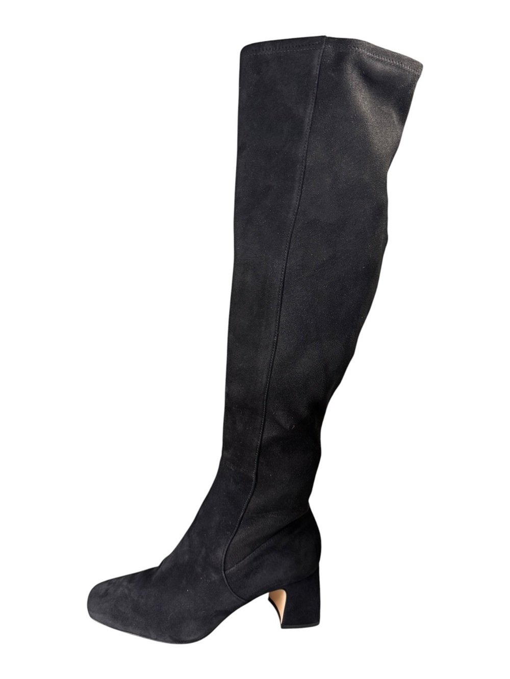 NWT Cole Haan Grand.OS Black Suede Over the Knee OTK Stretch Boots 8 B